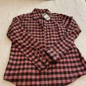 NWT Carhartt Womens Pink Flannel